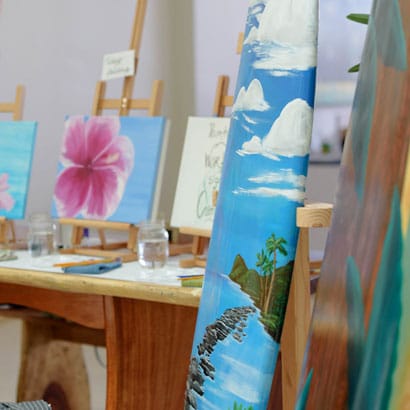 Surfboard Painting Exhibit & Workshop with Lauren Brown