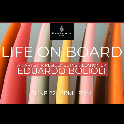 Artist In Residence Eduardo Bolioli presents ‘Life On Board’ Installation