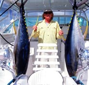 Charter fishing boat