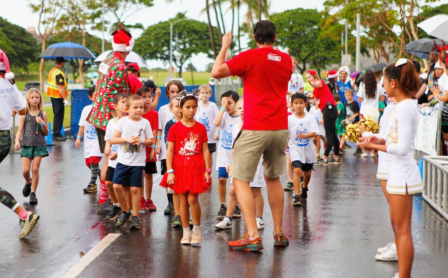 Make A Wish Hawaii Jingle Rock Run at Ko Olina