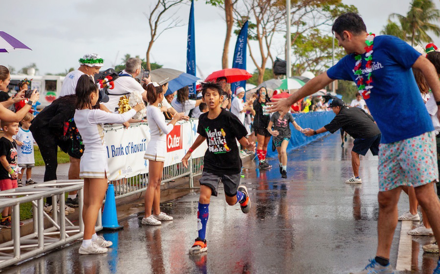 Make A Wish Hawaii Jingle Rock Run at Ko Olina