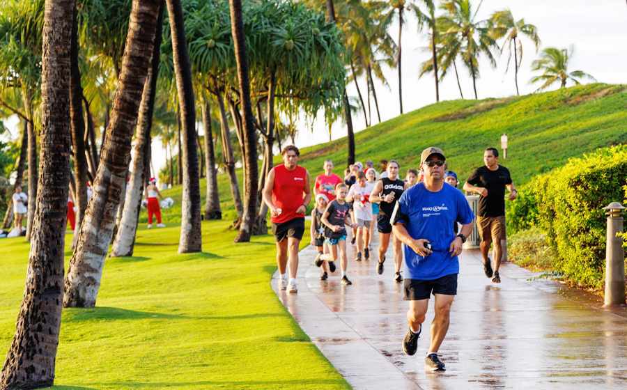 Make A Wish Hawaii Jingle Rock Run at Ko Olina