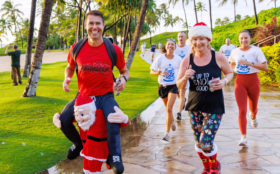 Make A Wish Hawaii Jingle Rock Run at Ko Olina