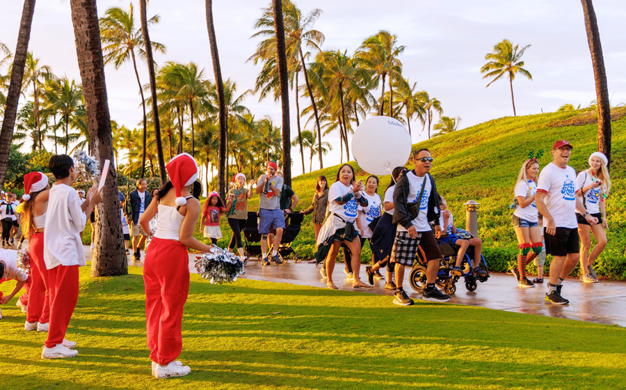 Make A Wish Hawaii Jingle Rock Run at Ko Olina
