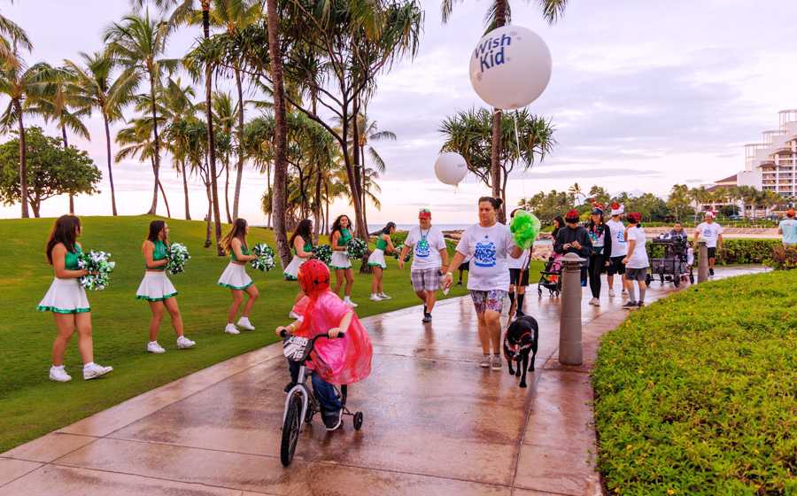 Make A Wish Hawaii Jingle Rock Run at Ko Olina