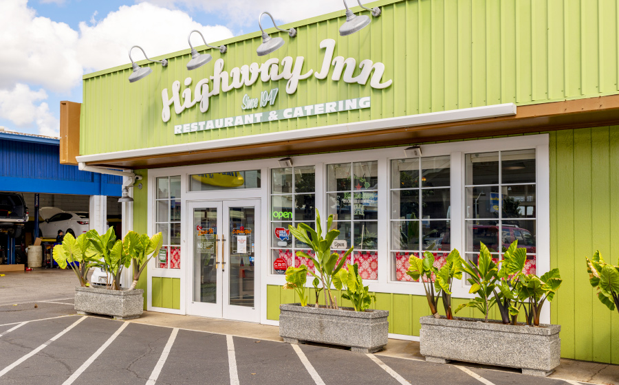 hawaiian food, highway inn, restaurant