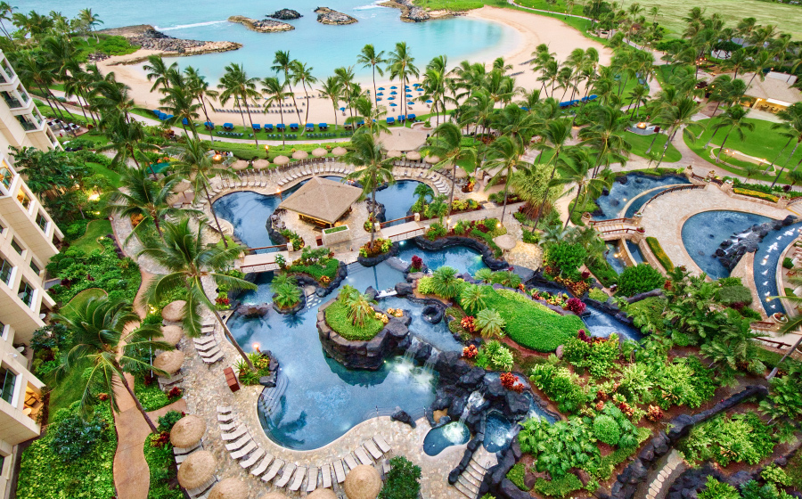 Marriotts Pool Aerial