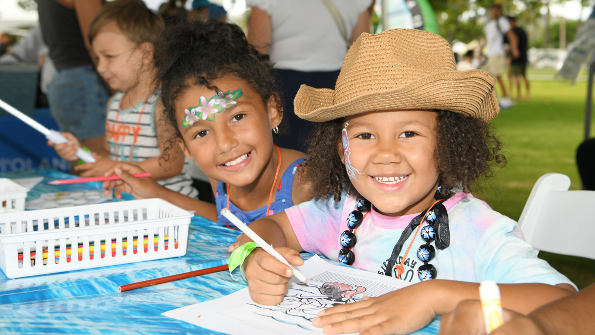 children festival, sunset screening, performances